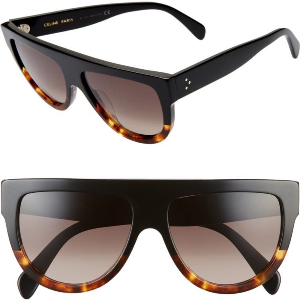 Celine Flat Top Gradient Sunglasses NWOT